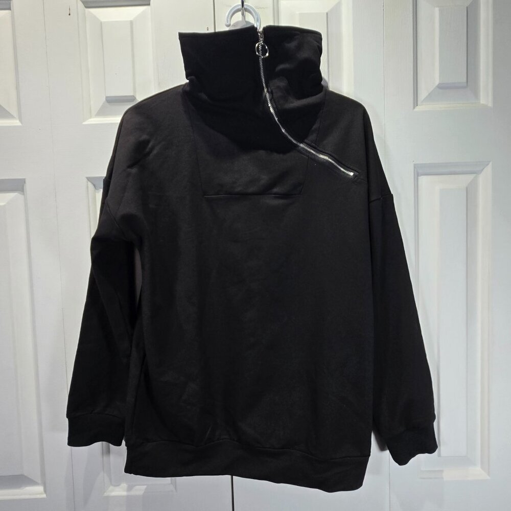 NWOT | Quarter Zip Performance Pullover Sweater Mock Neck Activewear | Small - Picture 3 of 7